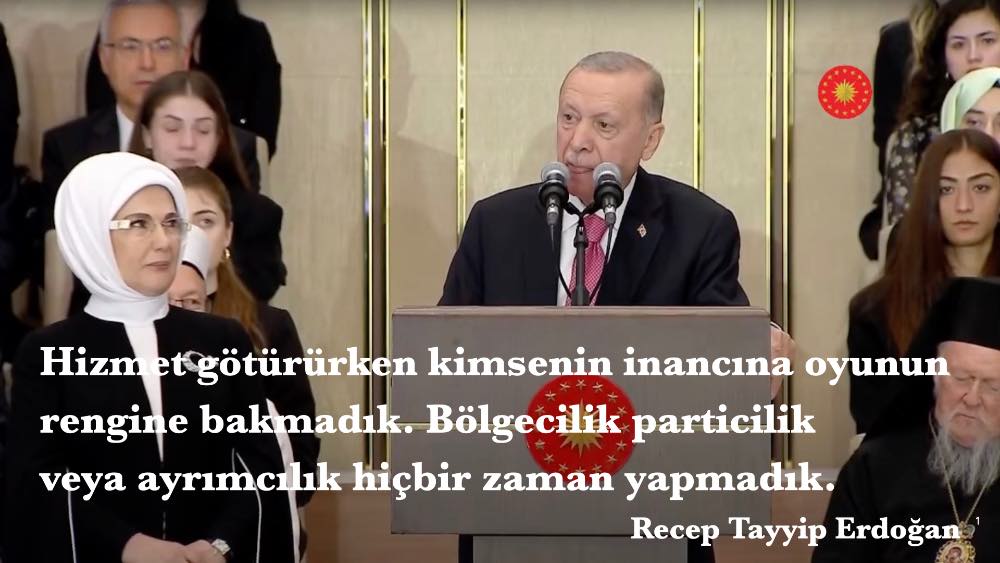 Ayrımcılık - Recep Tayyip Erdoğan