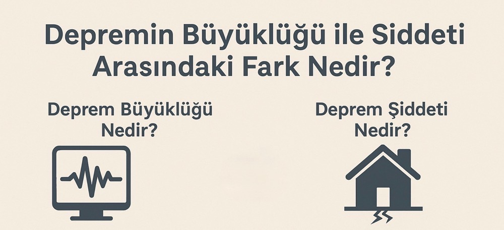 Depremin Büyüklüğü ile Şiddeti Arasındaki Fark