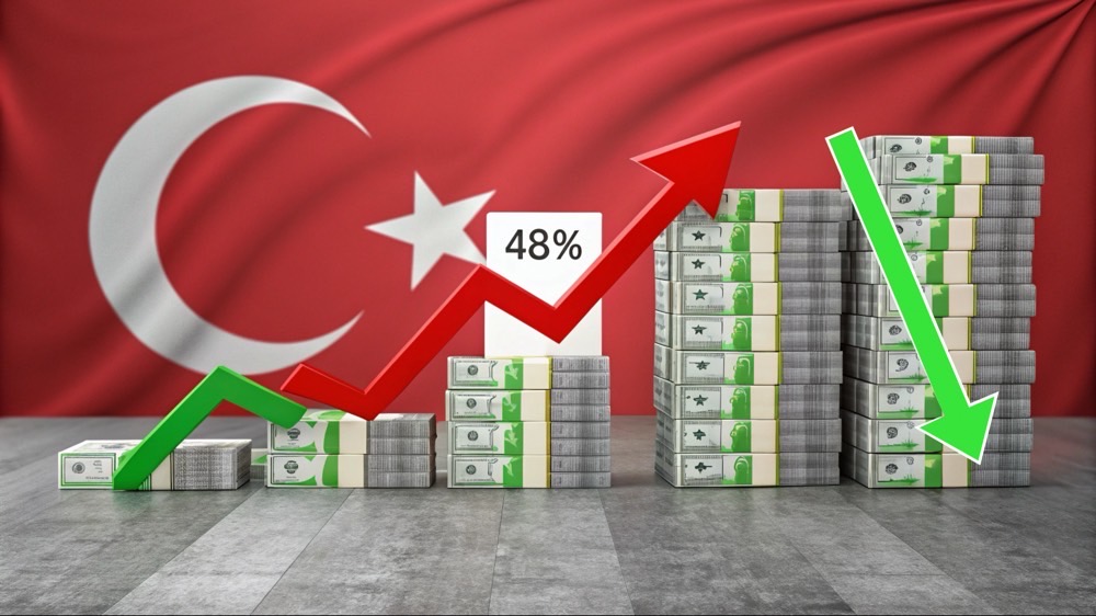 Doviz Rezervleri Tükenince Türkiye’de Faiz Oranı % 48’e Çıkartıldı