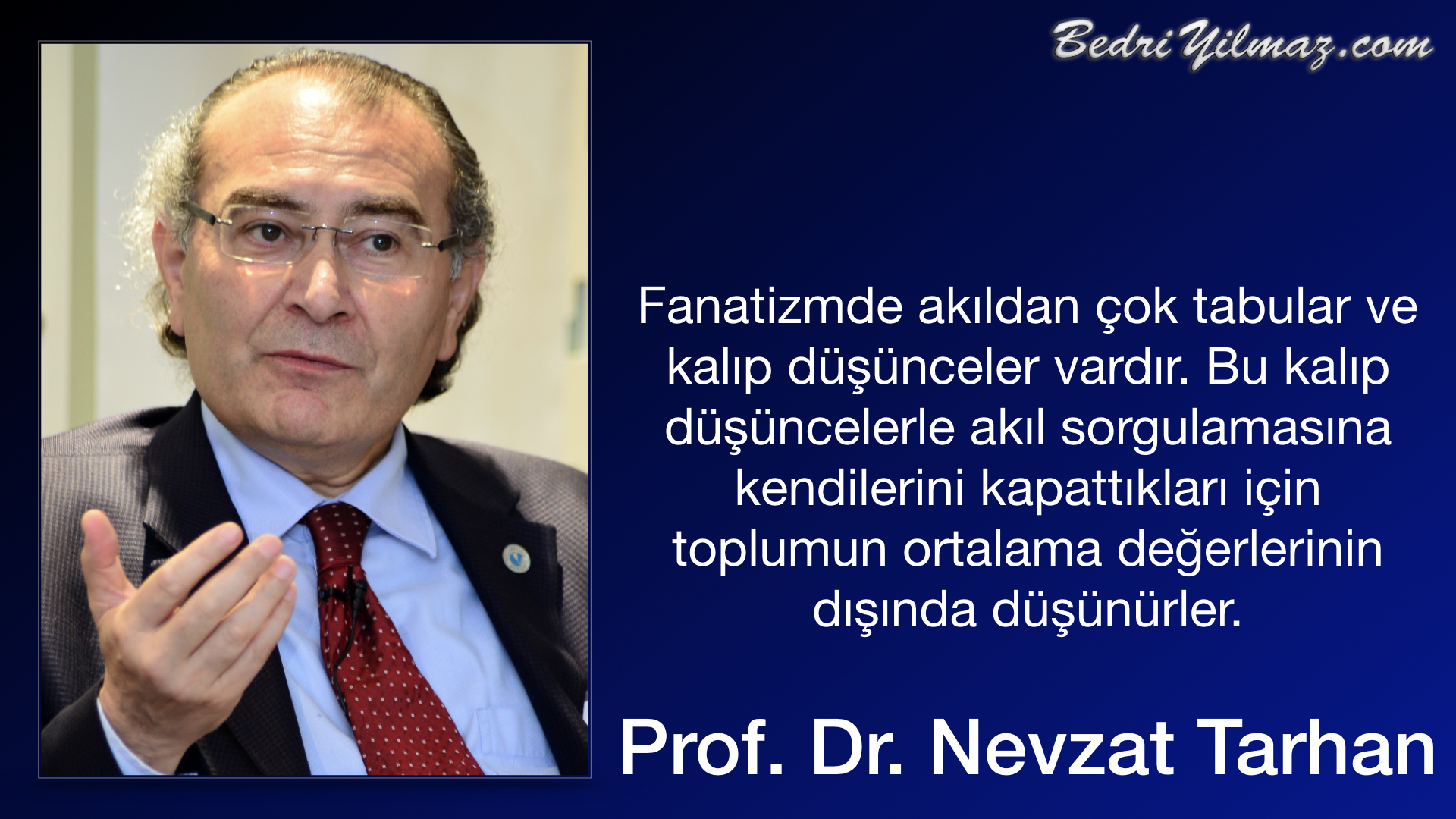 Fanatizm - Prof. Dr. Nevzat Tarhan