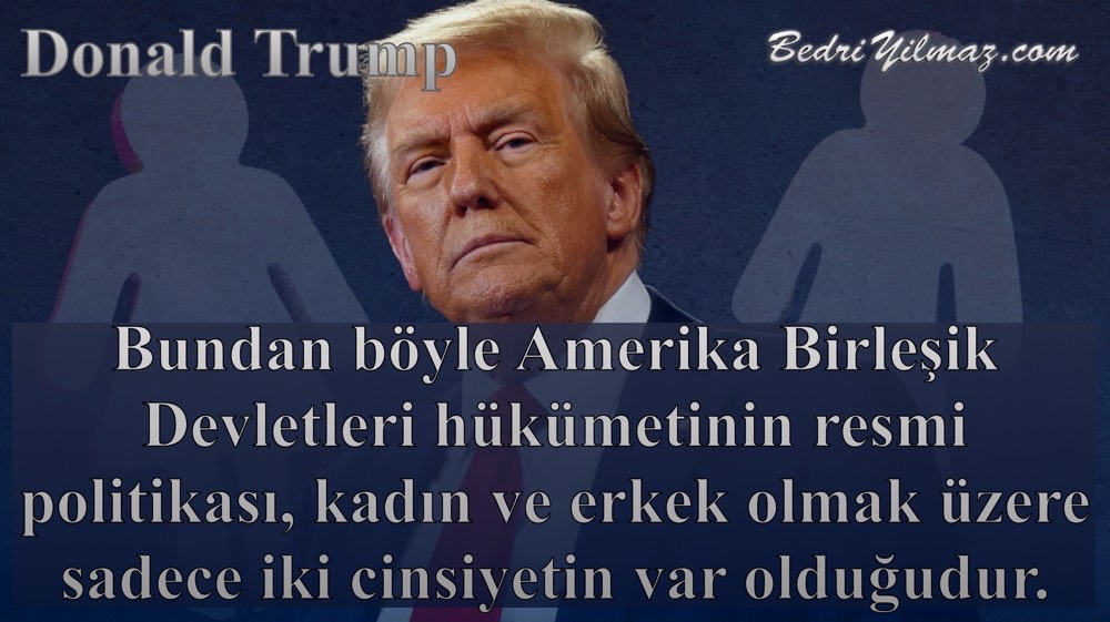 İki Cinsiyet - Donald Trump