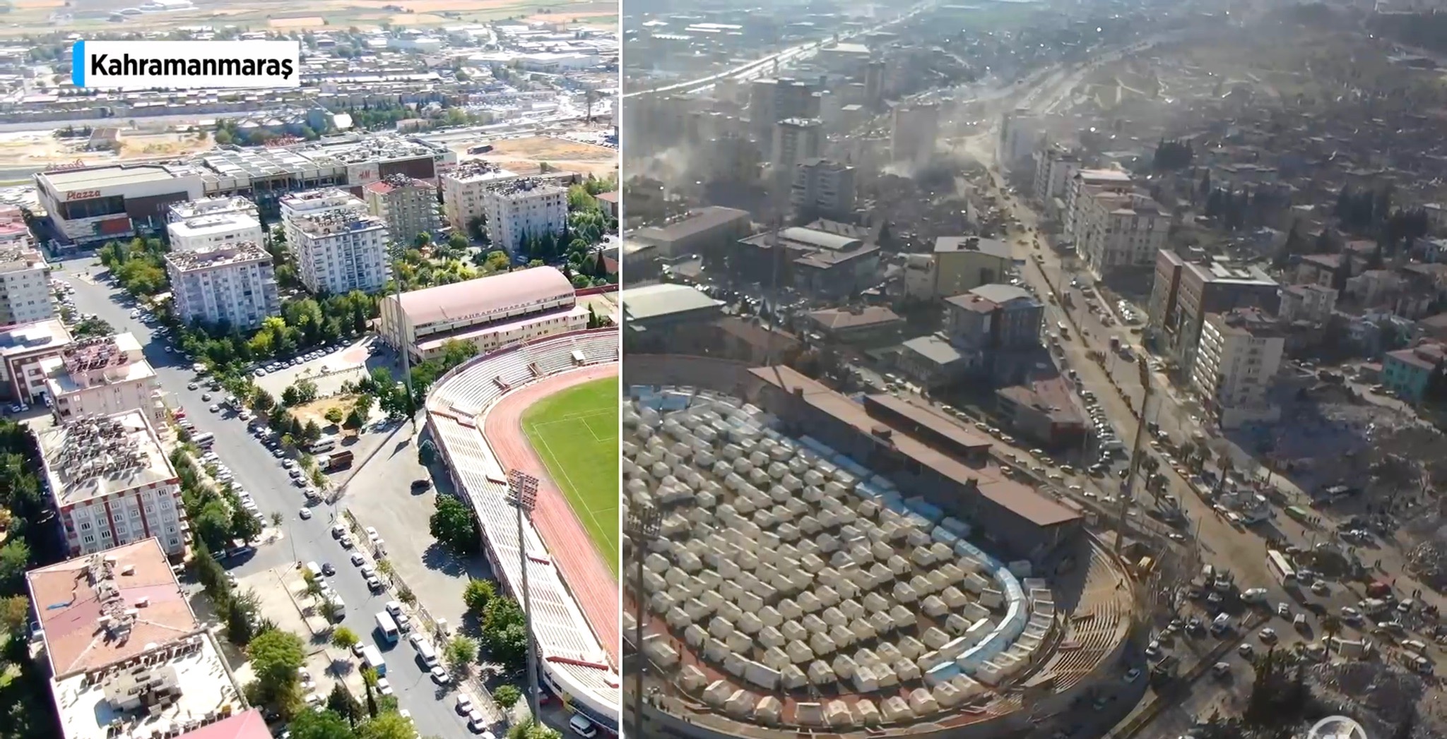 Kahramanmaraş'ta Depremin Yıkıcı Etkisi