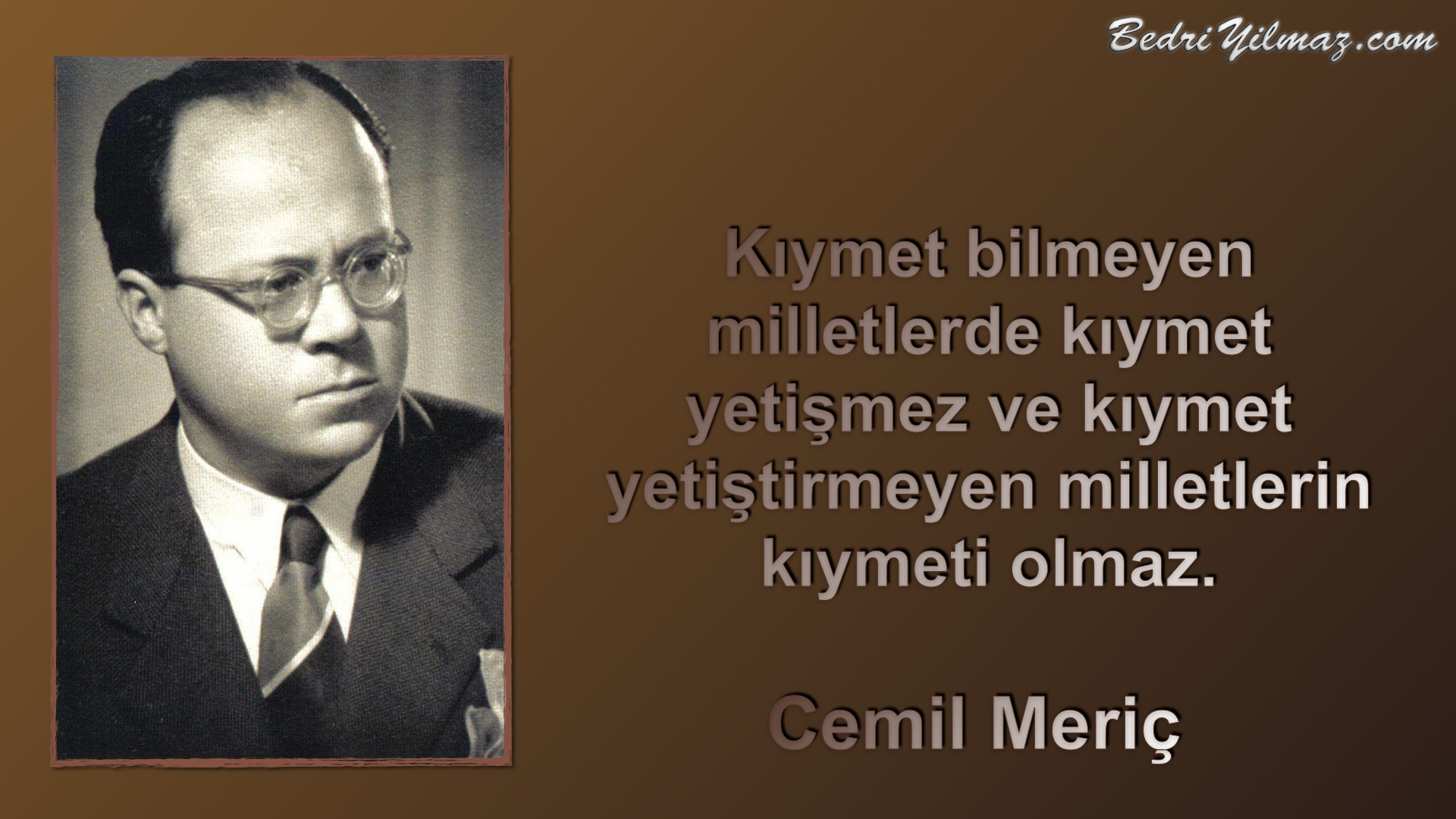 Kıymet - Cemil Meriç