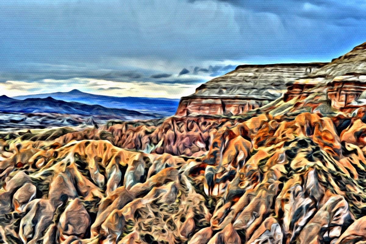 Kızıl Vadi - Nevşehir - Digital Art