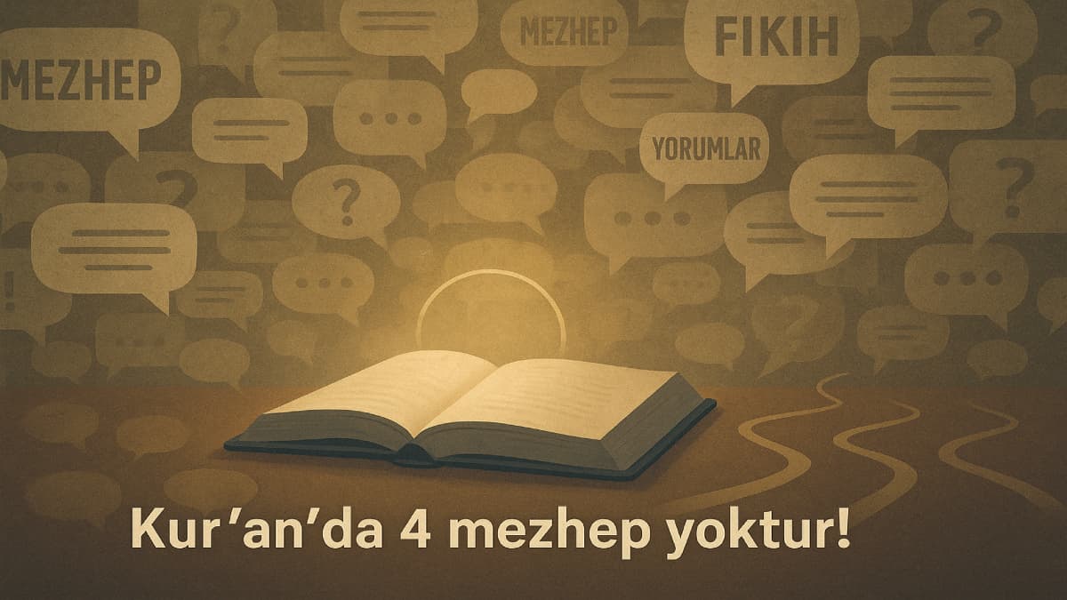 Kuran'da 4 Mezhep Var Mıdır? HAYIR!