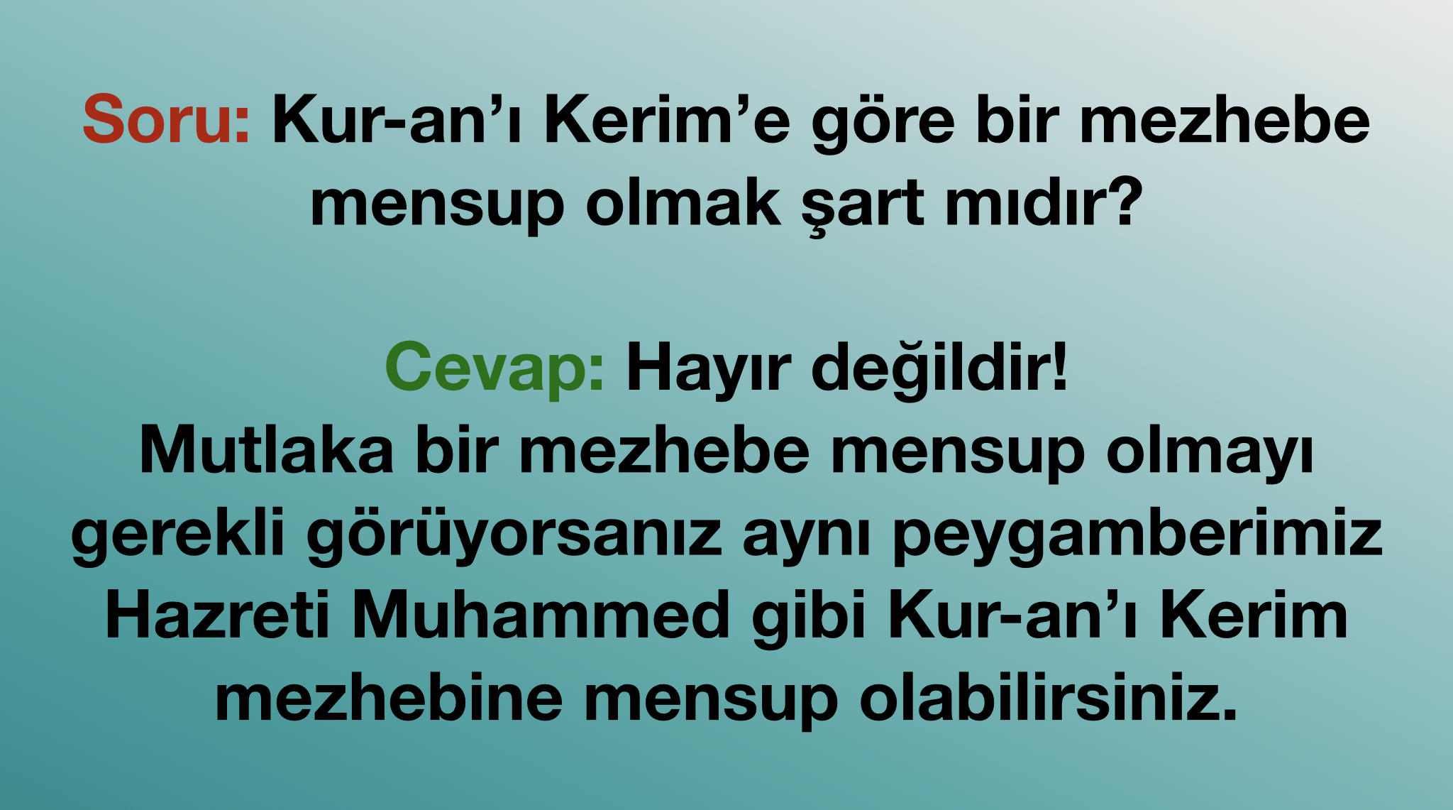 Mezhebe Mensup Olmak