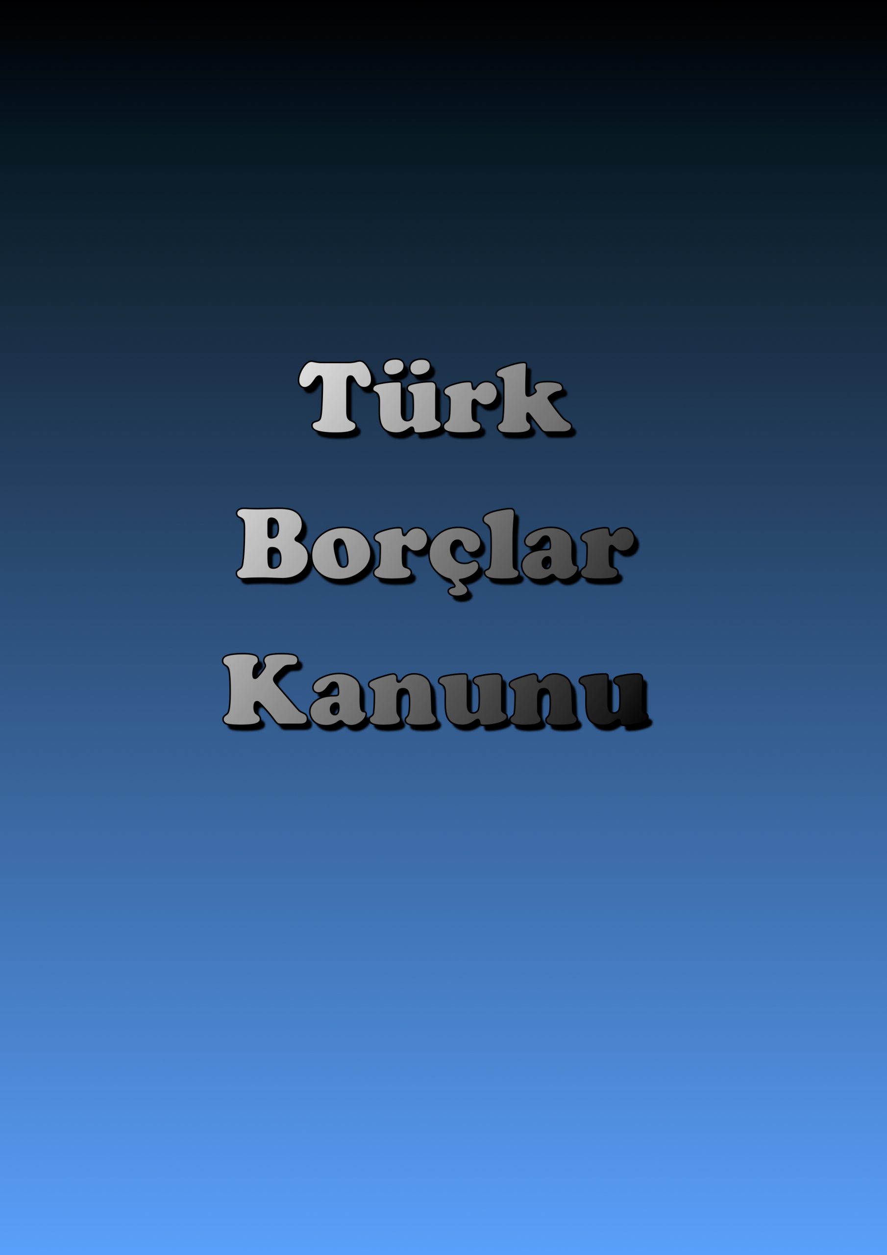Türk Borçlar Kanunu