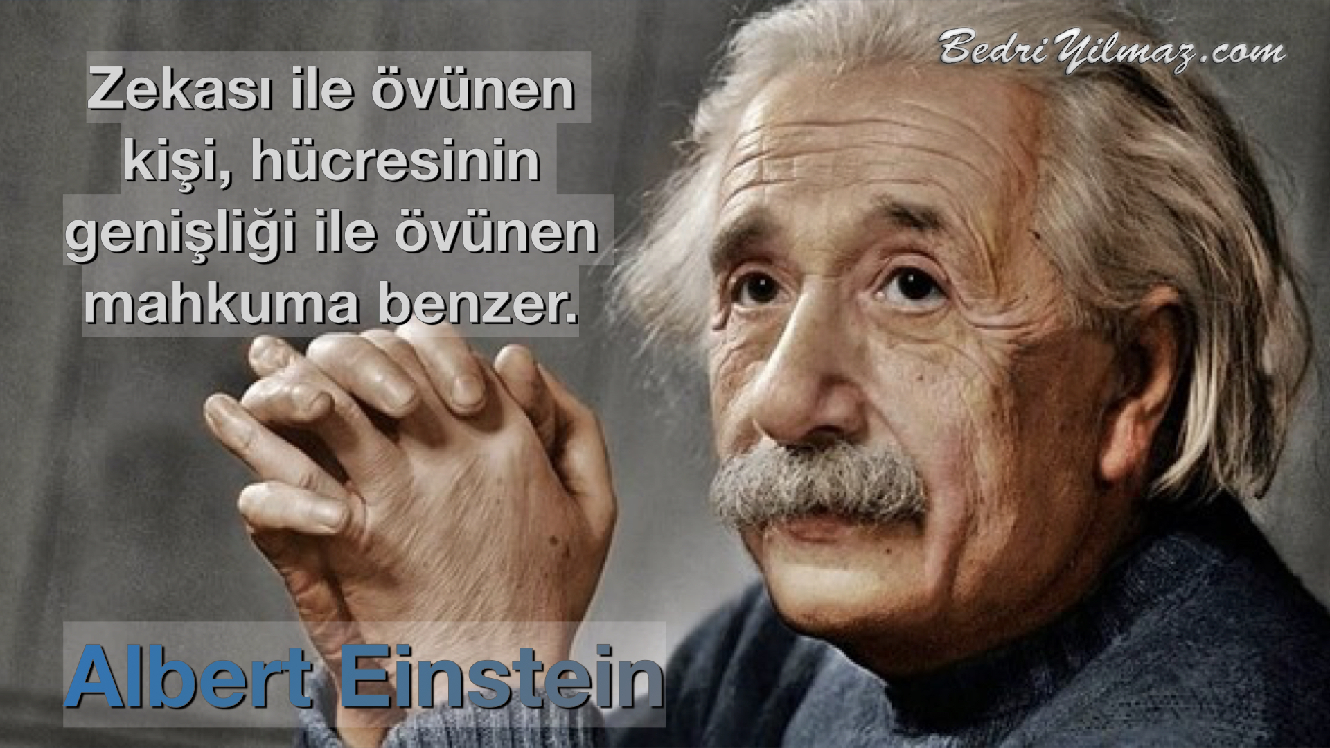 Zekasıyla Övünen - Albert Einstein