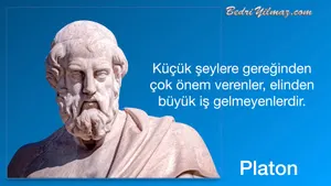 Küçük Şeyleri Dert Edinmek - Platon