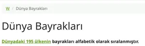 Dünya Bayrakları