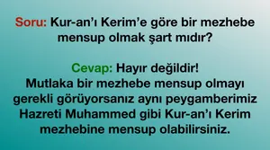Mezhebe Mensup Olmak