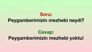 Peygamberimizin Mezhebi Neydi?