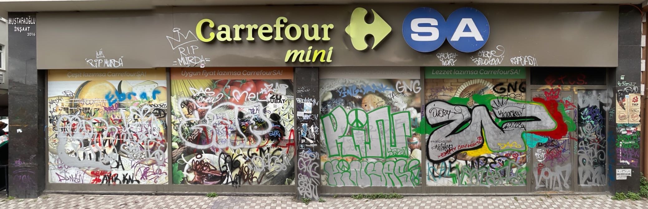 Panoramik - Grafiti Duvar - Bakırköy