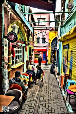Balat İstanbul Digital Art