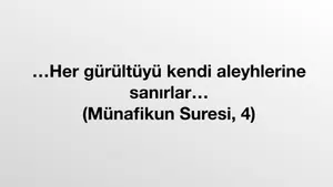 Kuran Ayeti - Münafikun Suresi, 4