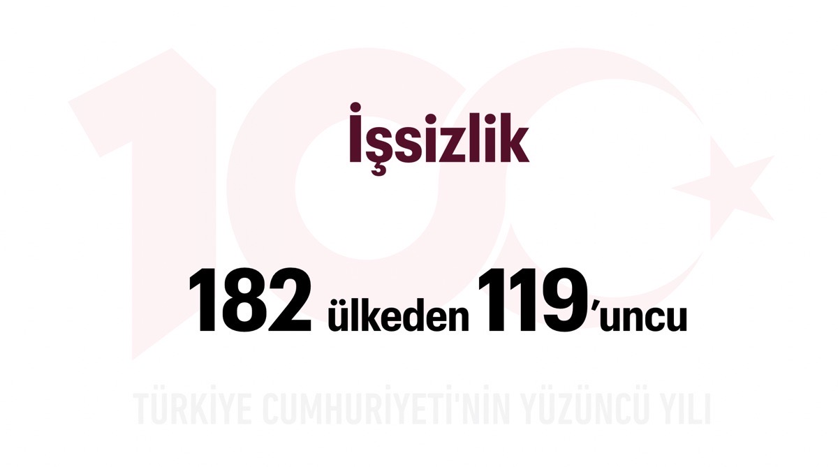 Türkiye Yüzyılı: İşsizlik