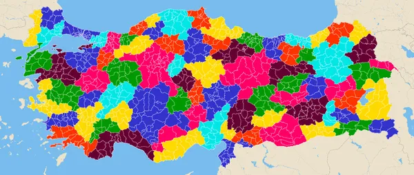 Türkiye İl ve İlçeler Listesi