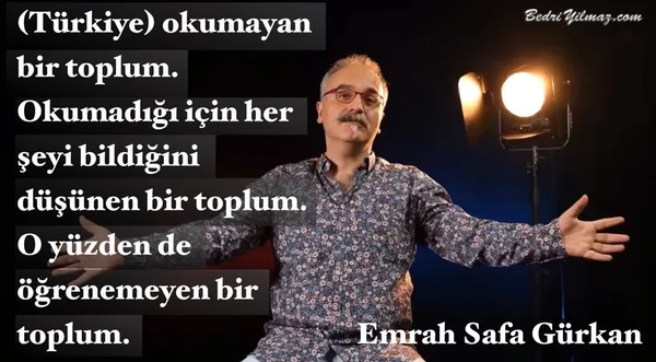 Okumayan Toplum - Emrah Safa Gürkan