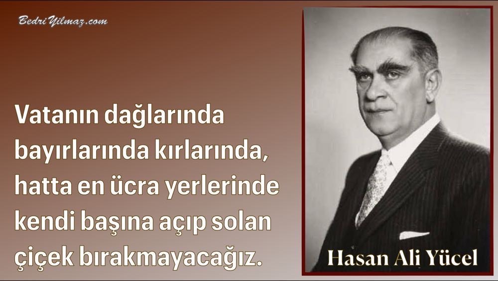 Çiçek - Hasan Ali Yücel