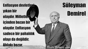 Enflasyon – Süleyman Demirel