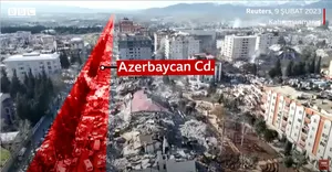 Depremden Önce ve Sonra Görüntülerle Yıkımın Boyutları
