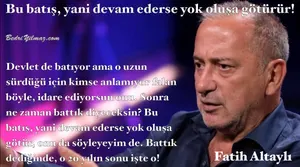 Yok Oluş - Fatih Altaylı