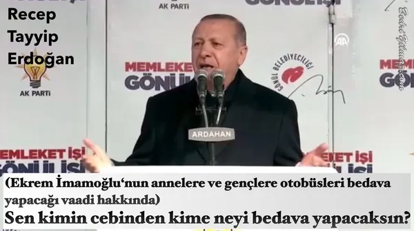 Bedava - Recep Tayyip Erdoğan
