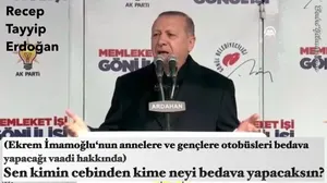 Bedava - Recep Tayyip Erdoğan