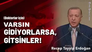 Gidiyorlarsa Gitsinler - Recep Tayyip Erdoğan