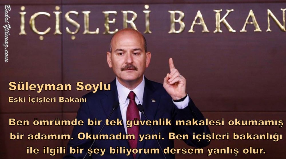 İçişleri - Süleyman Soylu