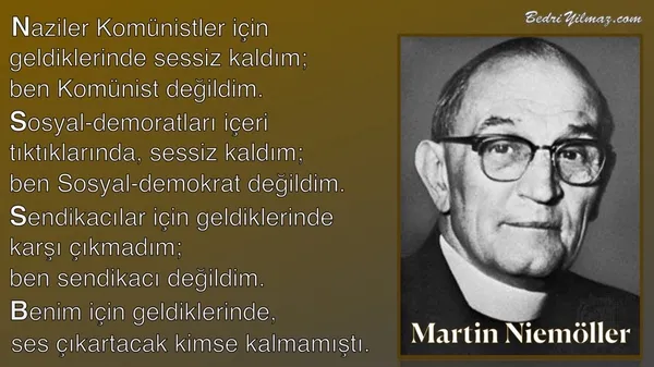 Onlar – Martin Niemöller
