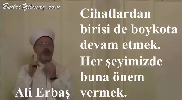 Boykot - Ali Erbaş