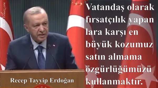 Boykot - Recep Tayyip Erdoğan