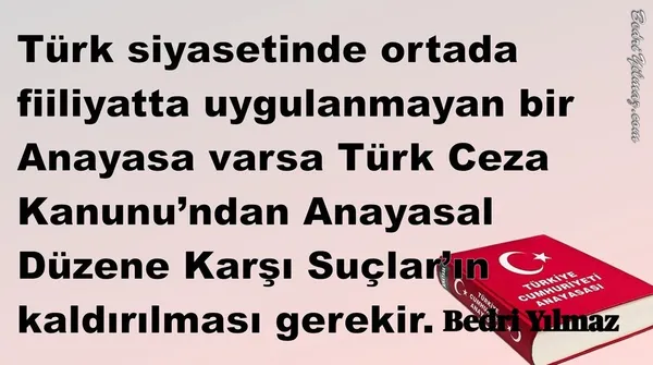 Anayasal Düzene Karşı Suçlar - Bedri Yılmaz