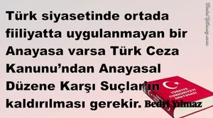 Anayasal Düzene Karşı Suçlar - Bedri Yılmaz