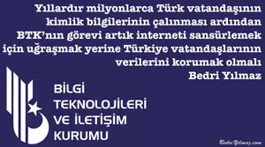 BTK - Bedri Yılmaz