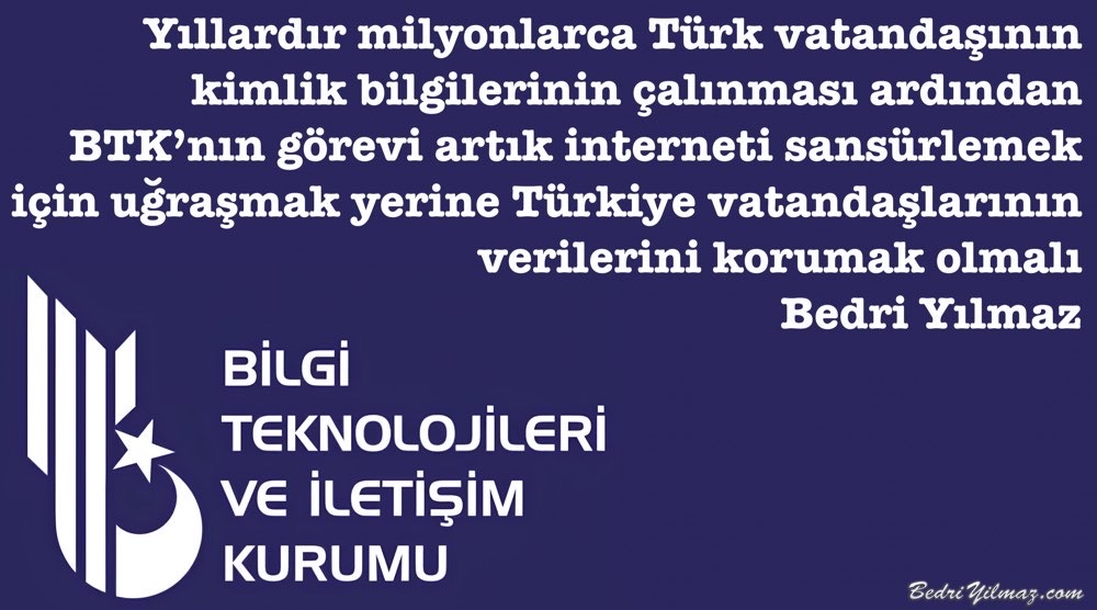 BTK - Bedri Yılmaz