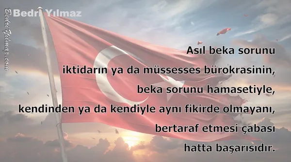 Beka Sorunu – Bedri Yılmaz