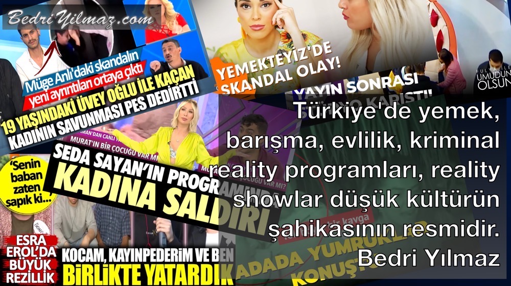 Düşük Kültür - Bedri Yılmaz