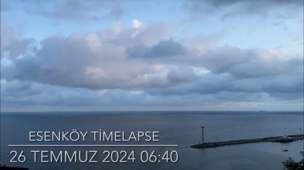 Esenköy Timelapse 26-27 Temmuz 2024