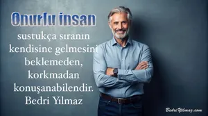 Onurlu İnsan - Bedri Yılmaz
