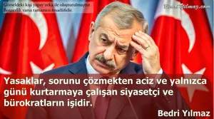 Yasaklar - Bedri Yılmaz