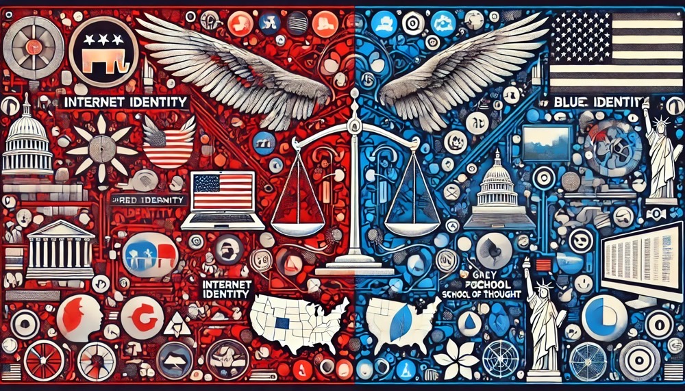 Kırmızı, Mavi ve Gri Kimlik