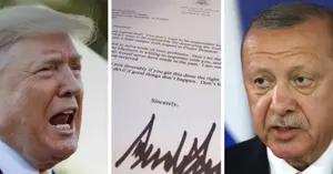 Donald Trump'ın Sayın Cumhurbaşkanı Recep Tayyip Erdoğan'a Olan Mektubu