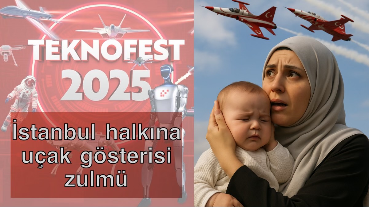 İstanbul Halkına Uçak Gürültüsü Zulmü