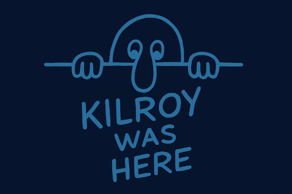 Kilroy Was Here: La Trace Que L’Humanité A Laissée Sur Le Mur