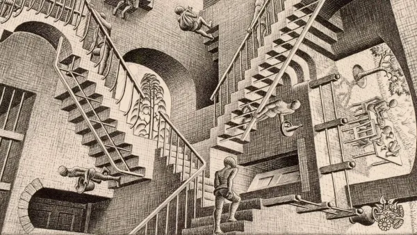 Relativity - Maurits Cornelis Escher