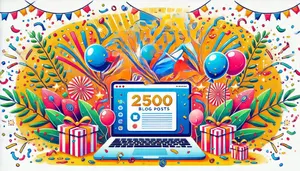 Sitemde 2500. Yazı: Birlikte Büyüyoruz!