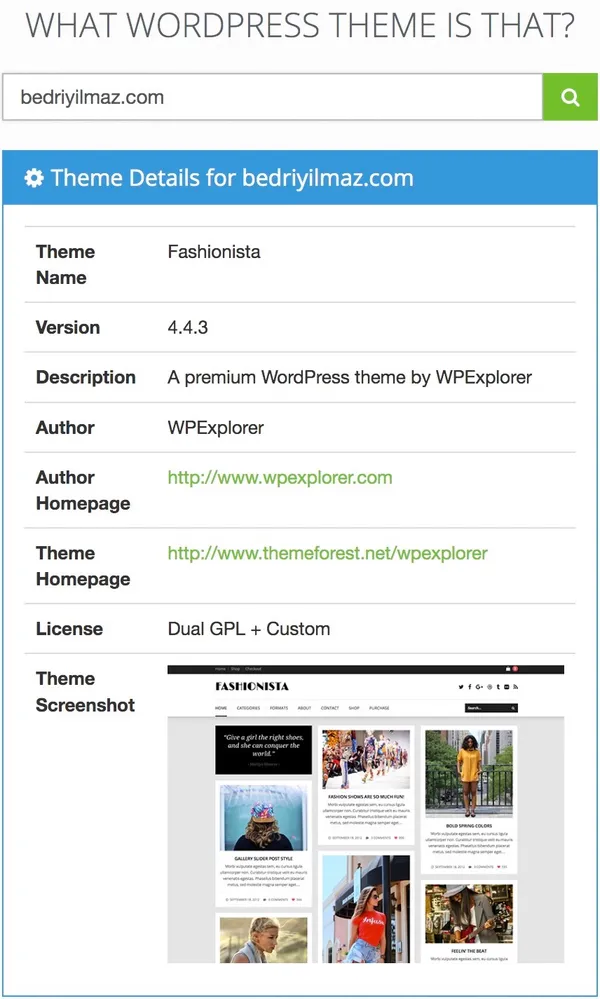 What WP Theme Is That