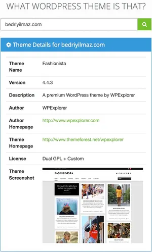 What WP Theme Is That